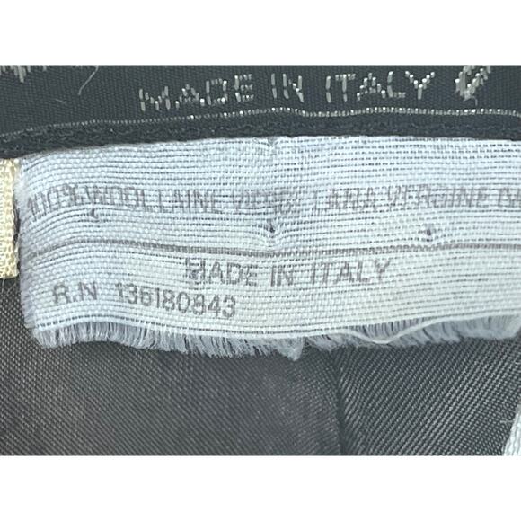 Vintage SALVATORE FERRAGAMO Classic Wool Blazer Jacket Size 14 - Gray - Picture 8 of 14